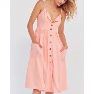 SUPER RARE UO COOPERATIVE EMILIA BUTTON DOWN DRESS